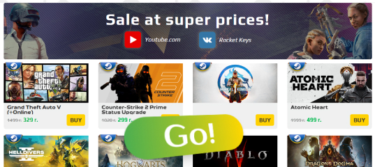 Магазин дешевых ключей Steam, Epic Games и Microsoft Store - luckygamers.ru
